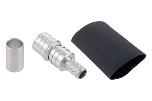 QMA オス QD コネクタ 圧着/ノンソルダー端子接続, LMR-240, LMR-240-DB, LMR-240-UF, LMR-240-FR, RG8X, PE-C240