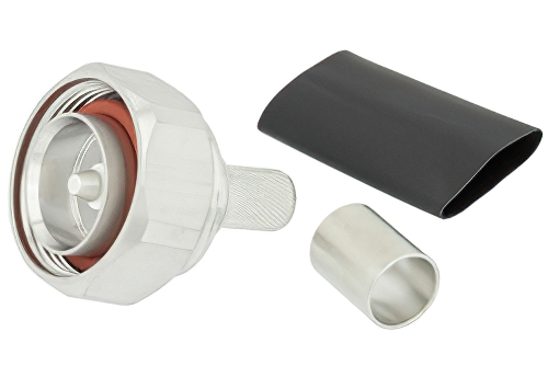 7/16 DIN オス コネクタ、圧着/ノンソルダー端子接続、LMR-400、PE-C400、PE-B400、PE-B405