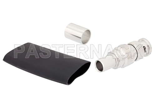 BNC オス コネクタ、圧着/ノンソルダー端子接続、LMR-400、PE-C400、LMR-400-DB