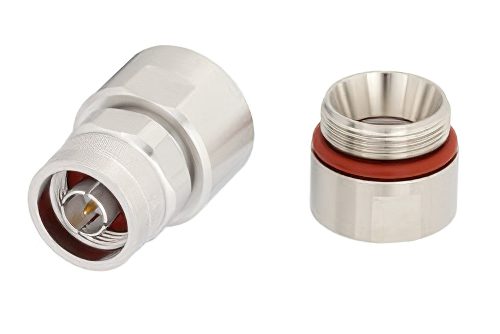 N オス コネクタ、クランプ/ノンソルダー端子接続、LMR-600、PE-C600