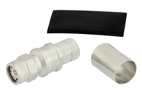 TNC オス コネクタ、圧着/ノンソルダー端子接続、LMR-600、PE-C600