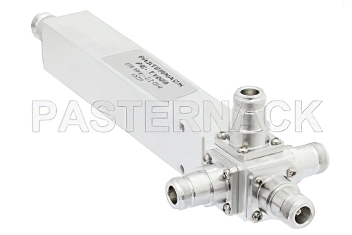 4 分配 N 均等ハイパワータッパー、376 MHz 〜 2.2 GHz 最大 500 W