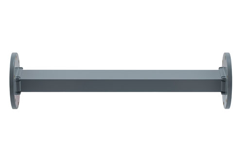 WR-137 商用グレード 直管導波管セクション 12 インチ長、UG-344/U フランジ、動作範囲 5.85 GHz 〜 8.2 GHz