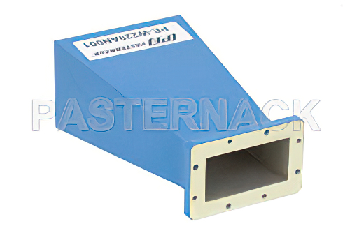 WR-229 導波管ゲインホーンアンテナ、3.3 GHz 〜 4.9 GHz 、公称 10 dB ゲイン、CMR-229 フランジ