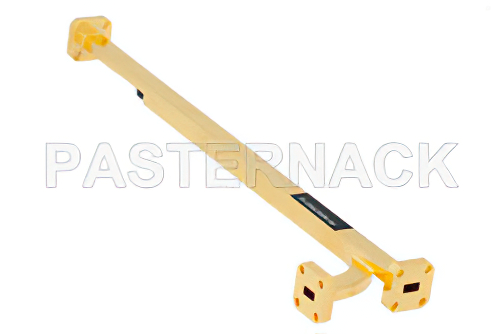 WR-28導波管 10 dB ブロードウォール結合器、UG-599/Uスクエアカバーフランジ、H 面 結合ポート、26.5 GHz 〜 40 GHz、真鍮銅