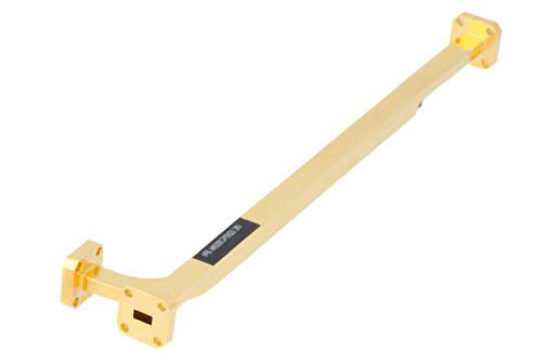 WR-28導波管 20 dB ブロードウォール結合器、UG-599/Uスクエアカバーフランジ、H 面 結合ポート、26.5 GHz 〜 40 GHz、真鍮銅