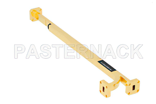 WR-28導波管 10 dB ブロードウォール結合器、UG-599/Uスクエアカバーフランジ、E 面 結合ポート、26.5 GHz 〜 40 GHz、真鍮銅