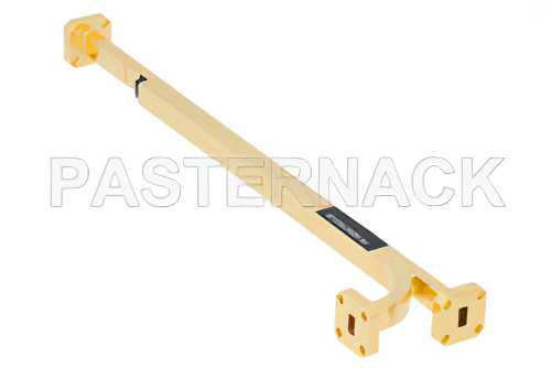 WR-28導波管 20 dB ブロードウォール結合器、UG-599/Uスクエアカバーフランジ、E 面 結合ポート、26.5 GHz 〜 40 GHz、真鍮銅