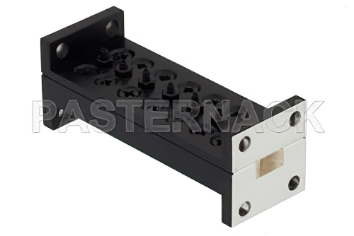 WR-28 導波管バンドパスフィルタ、フランジ、通過帯域 30 GHz 〜 31 GHz