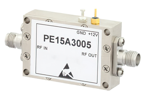 25 dBm P1dB、500 MHz  〜 10 GHz、中電力広帯域増幅器、32 dB ゲイン、33 dBm IP3、3 dB NF、SMA