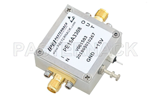 26 dBm IP3、4 dB NF、12 dBm P1dB、0.01 MHz 〜 3 GHz、低ノイズ 広帯域 増幅器、16 dB ゲイン、SMA