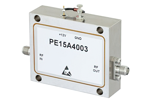2 W P1dB、2 GHz  〜 6 GHz、中電力広帯域増幅器、32 dB ゲイン、42 dBm IP3、5 dB NF、SMA