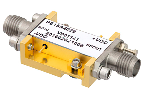 23 dBm P1dB、10 MHz  〜 20 GHz、中電力広帯域増幅器、13 dB ゲイン、3 dB NF、SMA