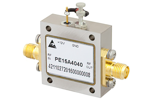 23 dBm P1dB、2 GHz から 6 GHz、中電力ブロードバンド増幅器、13 dB ゲイン、33 dBm IP3、5.4 dB NF、SMA