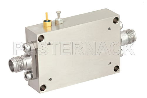 22 dBm Psat、26.5 GHz  〜 40 GHz、中電力増幅器、35 dB ゲイン、28 dBm IP3、4.5 dB NF、2.92mm