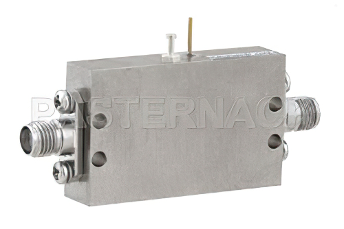 27 dBm P1dB、8 GHz 〜 12.4 GHz、中電力 増幅器、SMA、30 dB ゲイン、6 dB NF