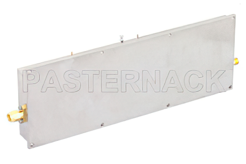 47 dB ゲイン、20 W P1dB、3.1 GHz  〜 3.5 GHz、大電力増幅器、3.5 dB NF、SMA