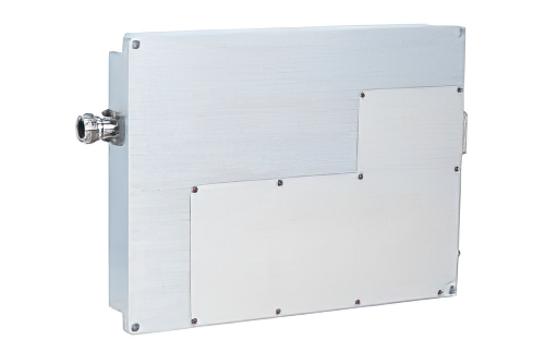 53 dB ゲイン、200 W Psat、800 MHz 〜 1 GHz、ハイパワー LDMOS 増幅器、SMA 入力、N型 出力、Class AB