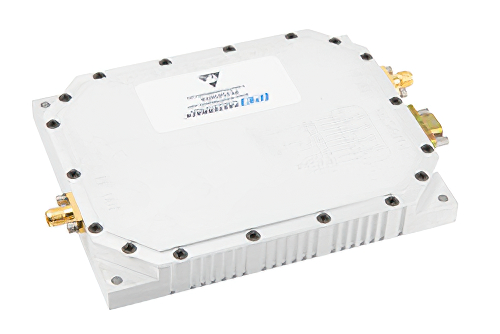 30 Watt GaN Power Amplifier, 2000 MHz to 2600 MHz, Class AB, S-Band, 45% Efficiency, 28V, SMA