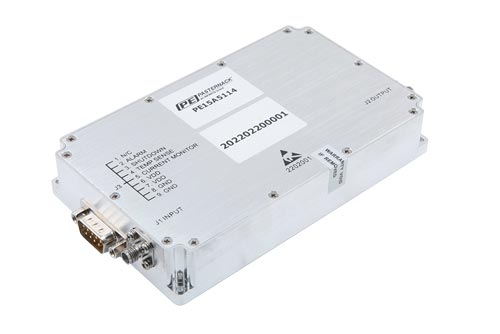 46 dB 利得, 20 W Psat, 0.7 GHz ～ 2.7 GHz, ハイパワー GaN 増幅器, Class AB, SMA