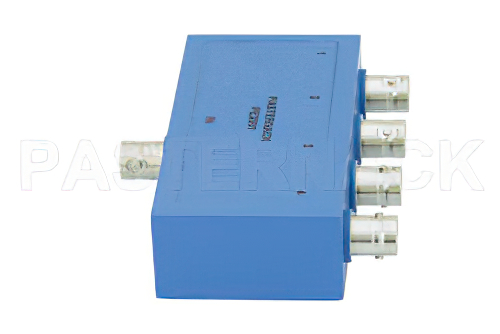 50 Ω、BNC 電力4分配器、2 MHz 〜 500 MHz、定格 1 W