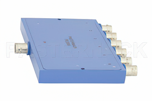 50 Ω、BNC 電力6分配器、1 MHz 〜 175 MHz、定格 1 W