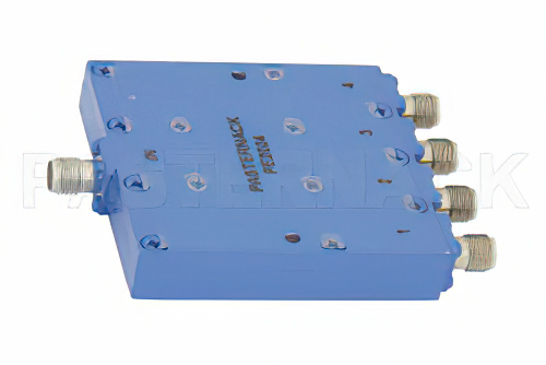 50 Ω、SMA 電力4分配器、12 GHz 〜 18 GHz、定格 30 W