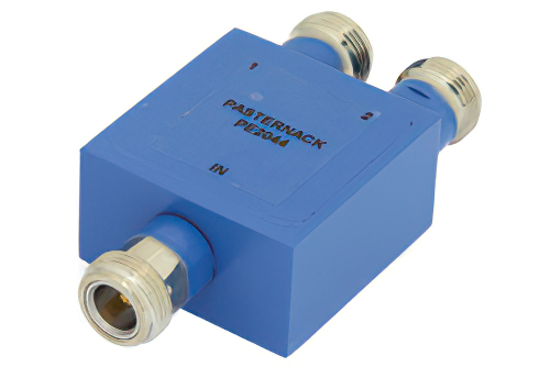 50 Ω、N 電力2分配器、2 MHz 〜 500 MHz、定格 1 W