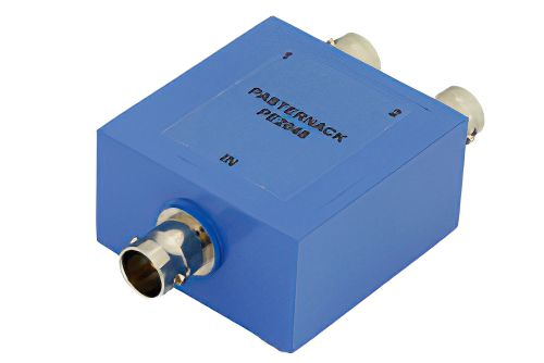 75 Ω、BNC 電力2分配器、2 MHz 〜 500 MHz、定格 1 W