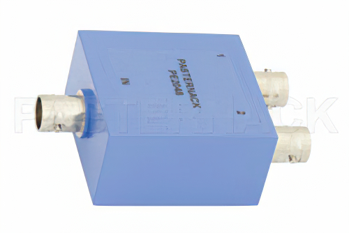 75 Ω、BNC 電力2分配器、2 MHz 〜 500 MHz、定格 1 W