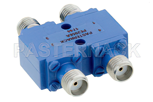 90 度 SMA ハイブリッドカプラ、7.5 GHz 〜 16 GHz 最大 100 W