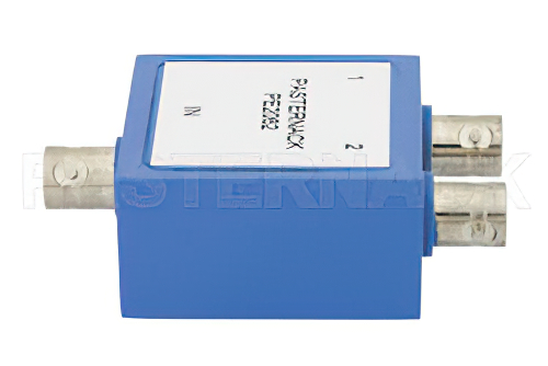 75 Ω、BNC 電力2分配器、10 MHz 〜 1 GHz、定格 1 W