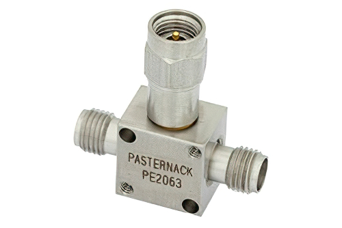 50 Ω、2.92mm 抵抗性電力2分配器、DC 〜 12.4 GHz、定格 1 W