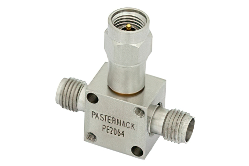 50 Ω、2.92mm 抵抗性電力2分配器、DC 〜 18 GHz、定格 1 W