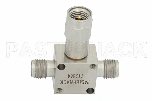 50 Ω、2.92mm 抵抗性電力2分配器、DC 〜 18 GHz、定格 1 W