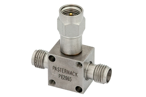 50 Ω、2.92mm 抵抗性電力2分配器、DC 〜 26.5 GHz、定格 1 W