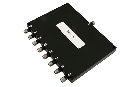 50 Ω、SMA 電力8分配器、800 MHz 〜 2.5 GHz、定格 30 W