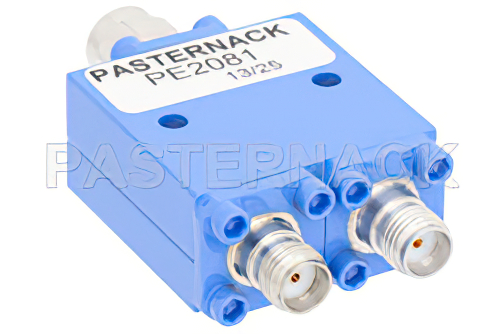 50 Ω、SMA 電力2分配器、7 GHz 〜 12.4 GHz、定格 10 W