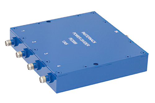 SMA ウィルキンソン電力4分配器、690 MHz 〜 2.7 GHz、定格 10 W