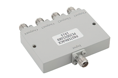 4 分配 2.92mm 電力分配器、18 GHz 〜 40 GHz 最大 20 W