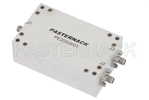 2 分配 広帯域 合成器、20 MHz 〜 1 GHz SMA