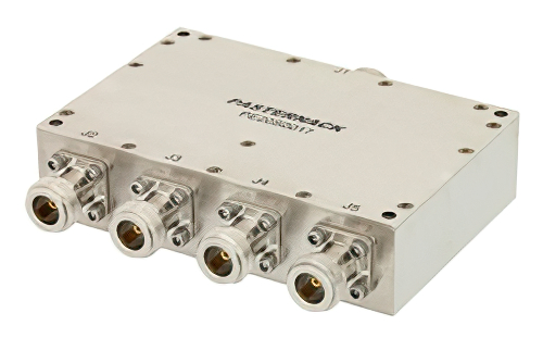 4 分配 広帯域 合成器、2 GHz 〜 6 GHz N型