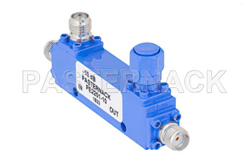 方向性 10 dB SMA 結合器、最大 2 GHz、最大定格 50 W