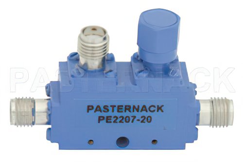 方向性 20 dB SMA 結合器、最大 18 GHz、最大定格 50 W