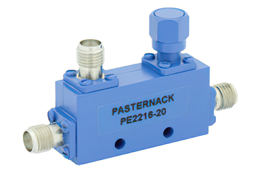 方向性 20 dB SMA 結合器、最大 18 GHz、最大定格 50 W