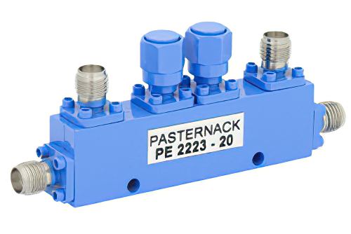 双方向性 20 dB SMA 結合器、最大 16 GHz、最大定格 50 W