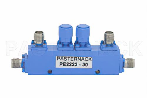 双方向性 30 dB SMA 結合器、最大 16 GHz、最大定格 50 W