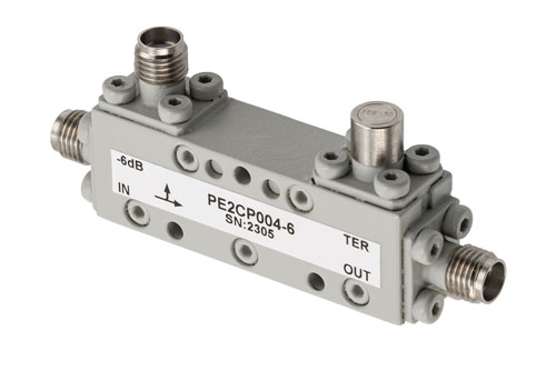 方向性 6 dB SMA 結合器、最大 8 GHz、最大定格 50 W