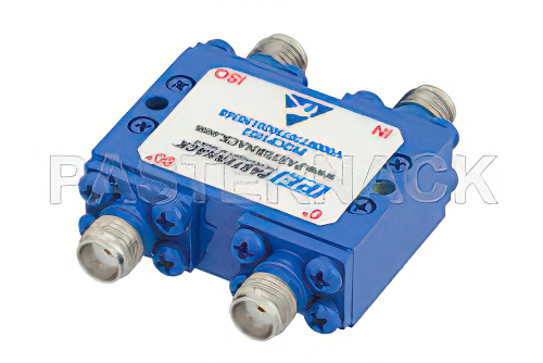 90 度 SMA ハイブリッドカプラ、7 GHz 〜 18 GHz 最大 30 W