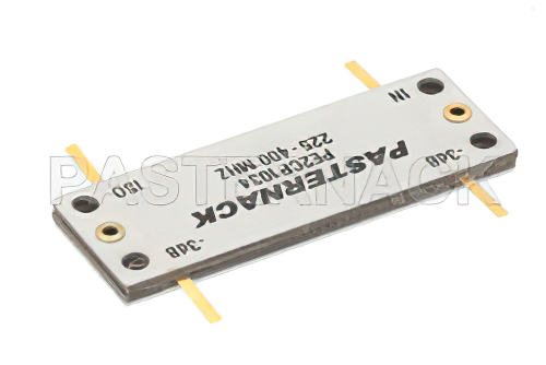 90 度ドロップイン ハイブリッドカプラ、225 MHz 〜 400 MHz 最大 250 W